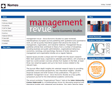 Tablet Screenshot of management-revue.org